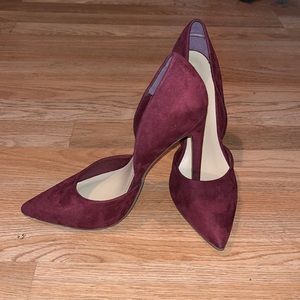 Shoedazzle size 8.5 Plum heel